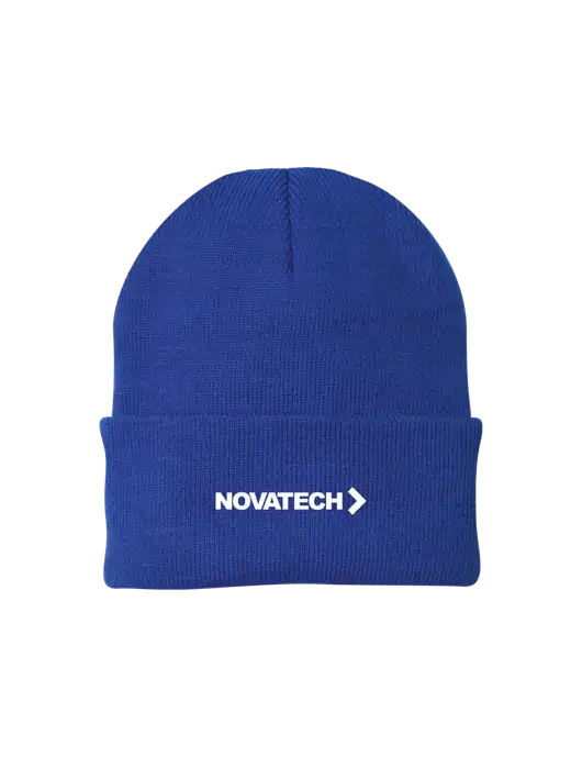 Royal Knit Cap w/Novatech Logo