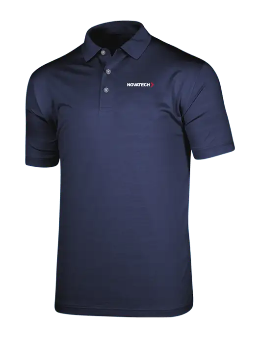 Callaway Vibrant Navy Ventilated Polo w/Novatech Logo