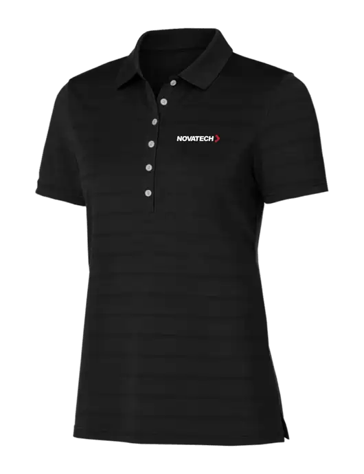 Callaway Womens Black Ventilated Polo w/Novatech Logo