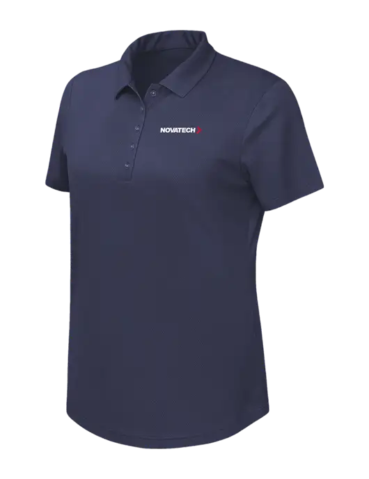 Callaway Womens Birdseye Navy Polo w/Novatech Logo