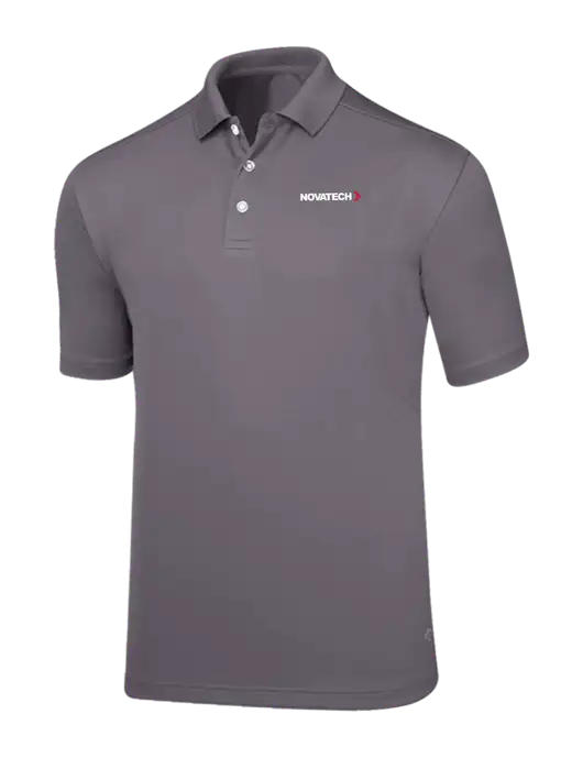 Callaway Core Medium Grey Performance Polo w/Novatech Logo
