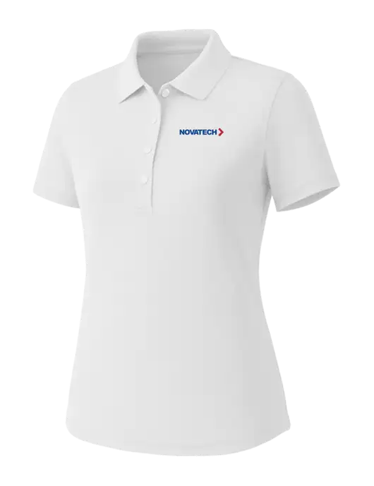 Callaway Womens Core Bright White Performance Polo w/Novatech Logo