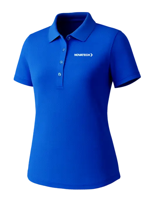 Callaway Womens Core Royal Performance Polo w/Novatech Logo