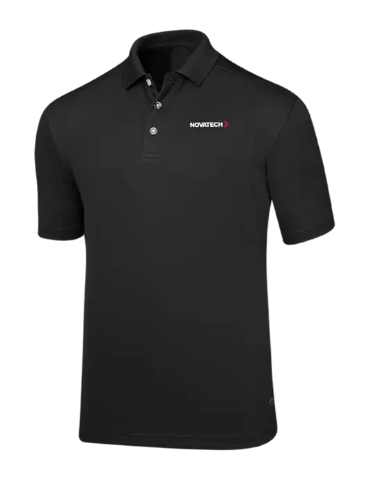 Callaway Core Black Performance Polo w/Novatech Logo