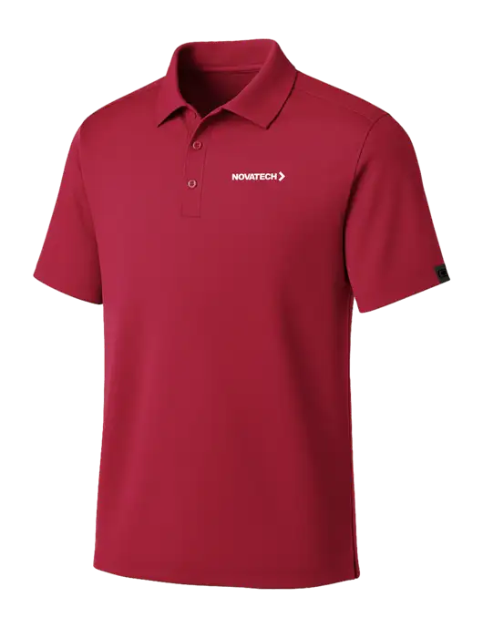 OGIO Red Framework Polo w/Novatech Logo