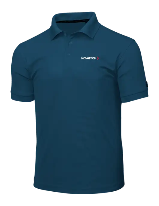 OGIO Light Navy Caliber 2.0 Polo w/Novatech Logo