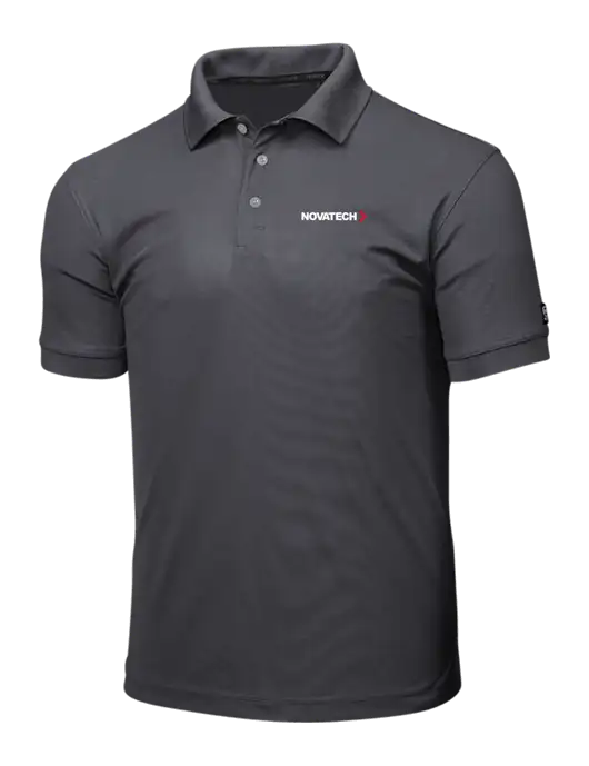 OGIO Charcoal Grey Caliber 2.0 Polo w/Novatech Logo