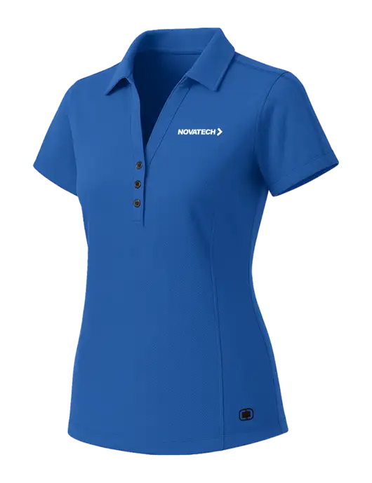 OGIO Womens Royal Blue ONYX Polo w/Novatech Logo