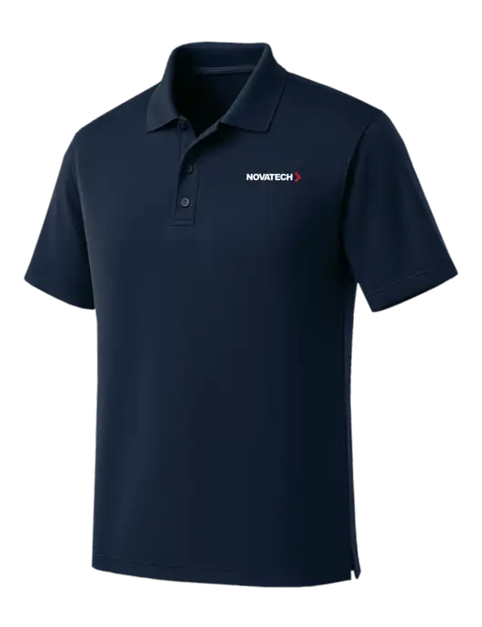 Dark Navy Dry Zone UV Micro Mesh Polo w/Novatech Logo