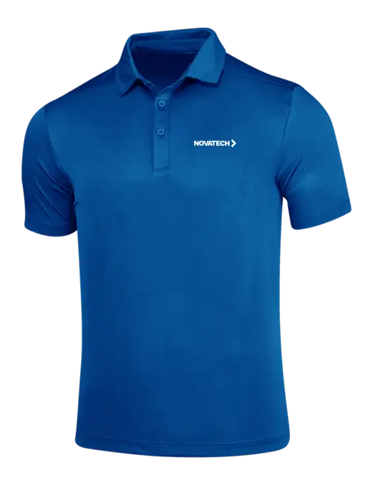 True Royal Posi-UV Pro Polo w/Novatech Logo