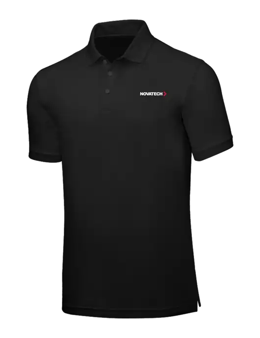 Black Core Classic Pique w/Novatech Logo