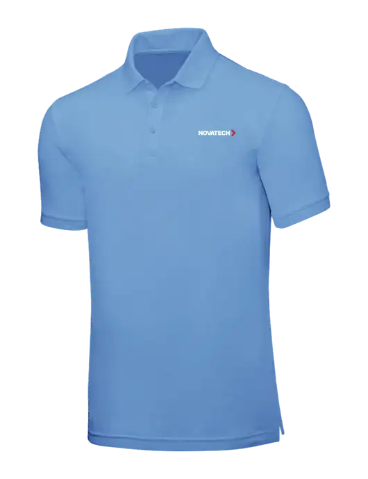 Carolina Blue Core Classic Pique w/Novatech Logo