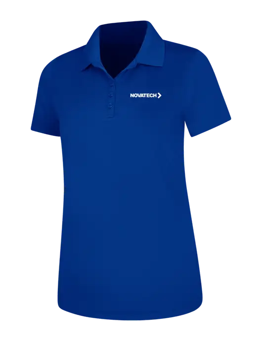 Dark Royal Womens Dry Zone UV Mesh Polo w/Novatech Logo