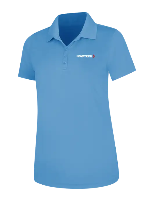 Carolina Blue Womens Dry Zone UV Mesh Polo w/Novatech Logo