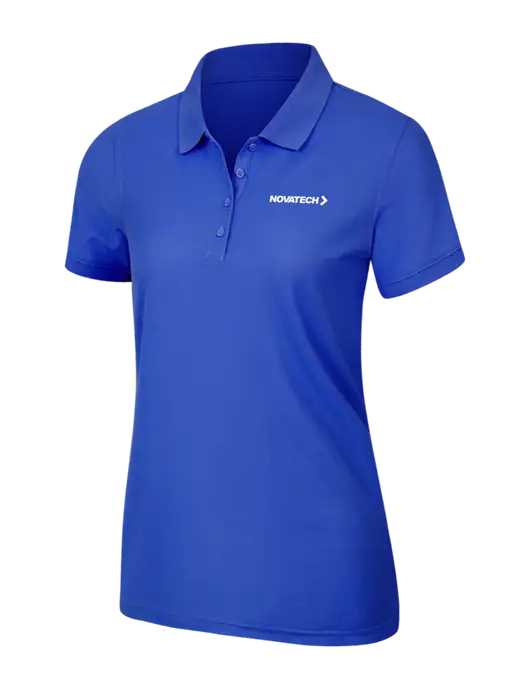 Dark Royal Womens Core Classic Pique Polo w/Novatech Logo
