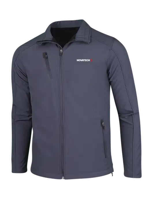Dark Grey Welded Softshell Jacket w/Novatech Logo