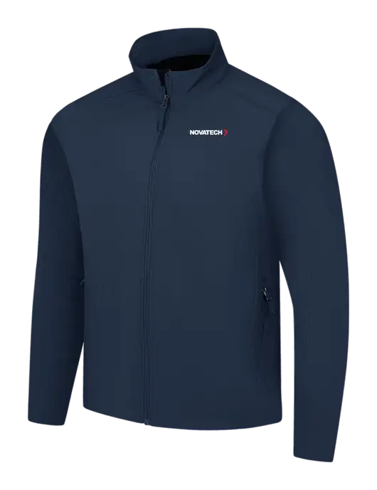 Navy Core Soft Shell Jacket w/Novatech Logo