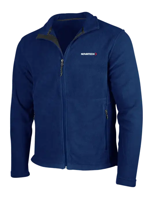 Navy Fleece Jacket w/Novatech Logo