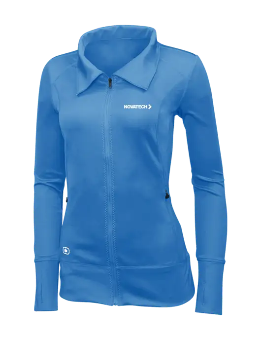 OGIO Royal Blue Womens Endurance Fulcrum Full-Zip w/Novatech Logo