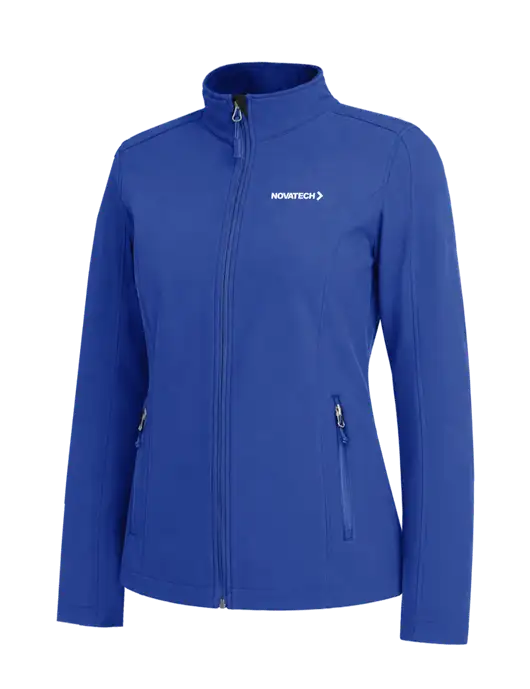 Dark Royal Womens Core Soft Shell Jacket w/Novatech Logo