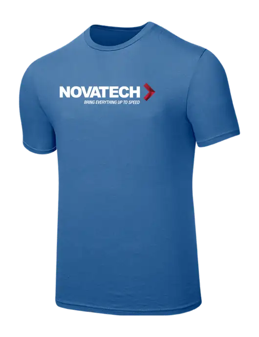 Seriously Soft Light Navy T-Shirt w/Novatech Logo