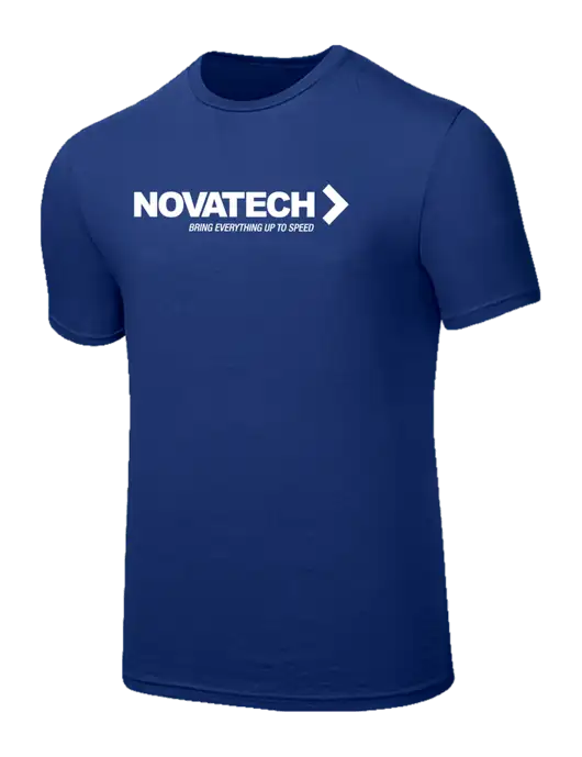 Seriously Soft Dark Royal T-Shirt w/Novatech Logo