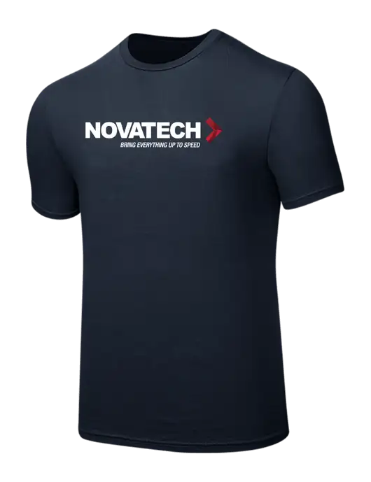 Seriously Soft Navy T-Shirt w/Novatech Logo