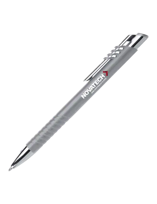 Schirhart Grey Pen - Black Ink w/Novatech Logo