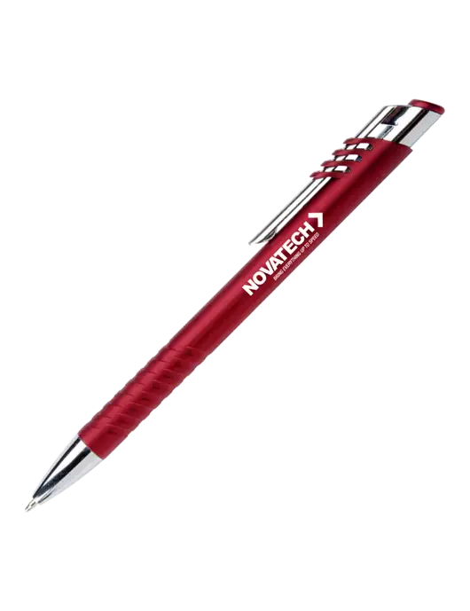 Schirhart Red Pen - Black Ink w/Novatech Logo