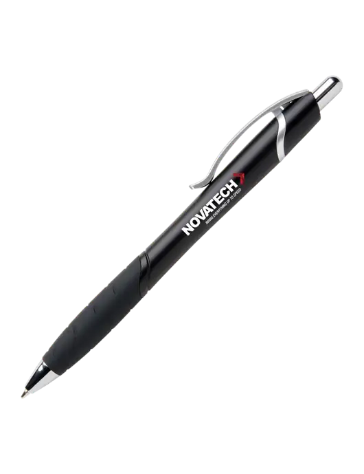 Summerhill Black Pen - Black Ink w/Novatech Logo