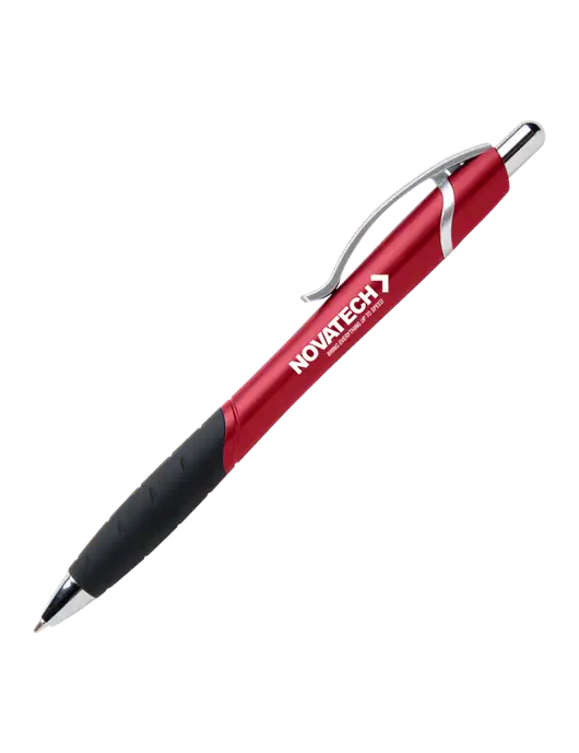 Summerhill Red Pen - Black Ink w/Novatech Logo