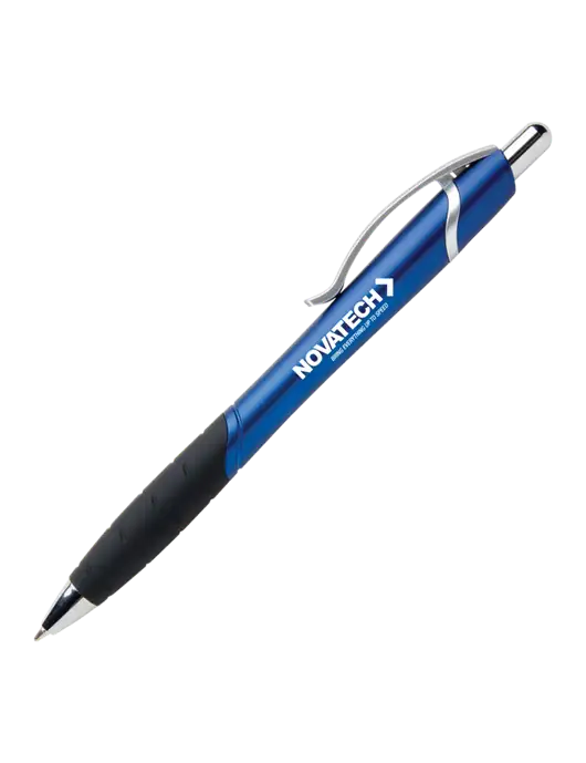 Summerhill Blue Pen - Black Ink w/Novatech Logo