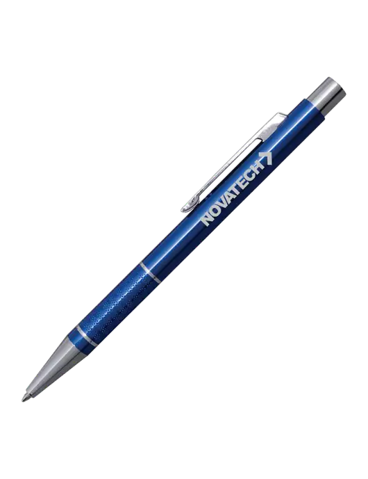 St George Blue Pen - Blue Ink w/Novatech Logo