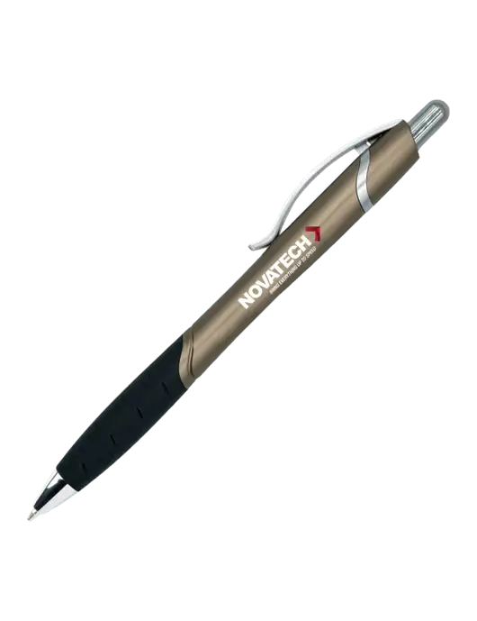 Summerhill Grey Pen - Black Ink w/Novatech Logo