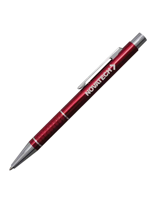 St George Red Pen - Blue Ink w/Novatech Logo
