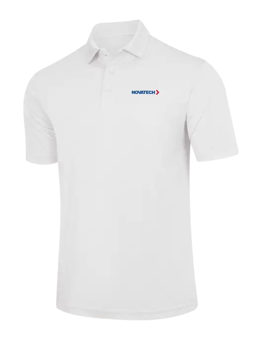 White PosiCharge Competitor Polo w/Novatech Logo