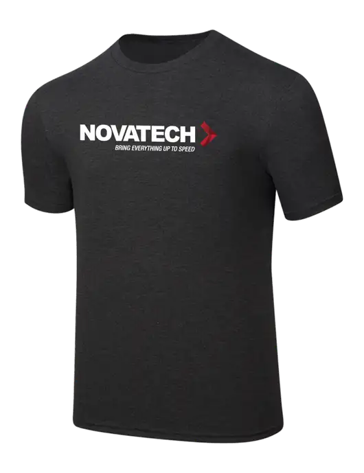 Simply Soft Black Frost 4.5oz  Poly/Combed Ring Spun Cotton T-Shirt w/Novatech Logo