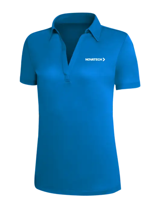 Royal Blue Silk Touch Womens Performance Polo w/Novatech Logo
