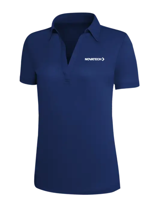 Dark Royal Silk Touch Womens Performance Polo w/Novatech Logo