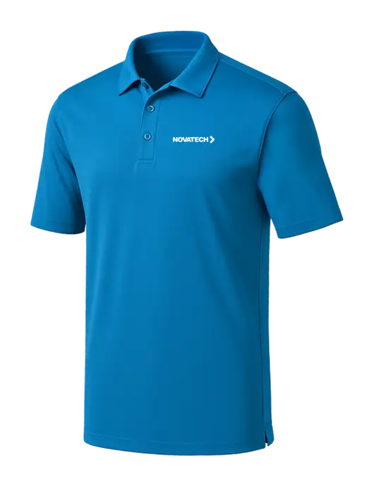 Royal Blue Silk Touch Performance Polo w/Novatech Logo