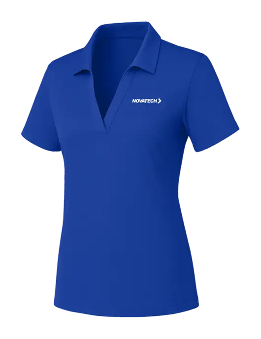 Womens Dark Royal PosiCharge RacerMesh Polo w/Novatech Logo