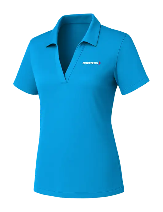 Womens Sapphire PosiCharge RacerMesh Polo w/Novatech Logo