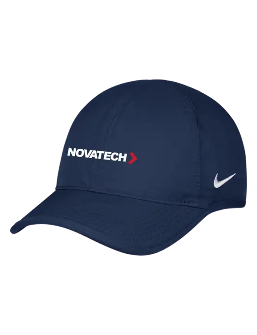 Nike Navy Featherlight Cap w/Novatech Logo