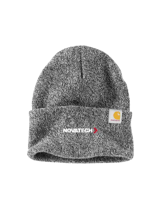Carhartt Medium Grey Heather Watch Cap 2.0 w/Novatech Logo
