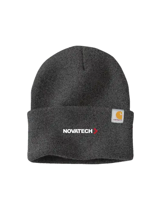 Carhartt Dark Grey Watch Cap 2.0 w/Novatech Logo
