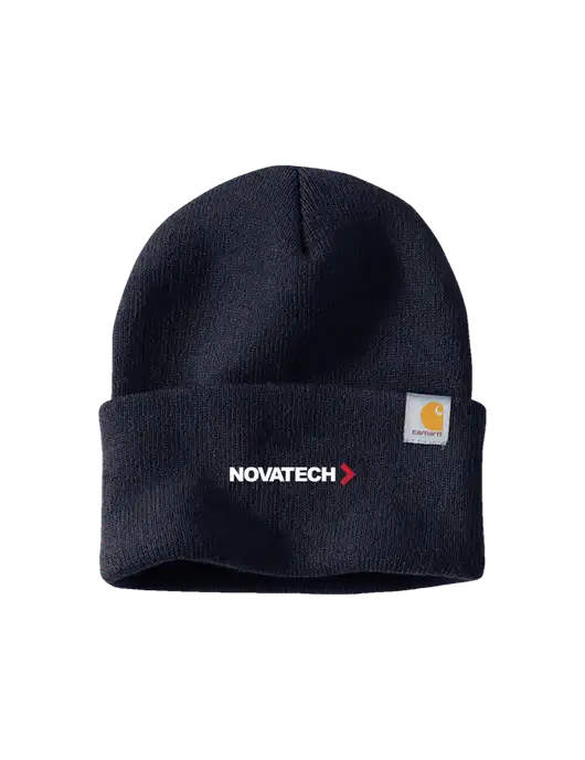 Carhartt Navy Watch Cap 2.0 w/Novatech Logo