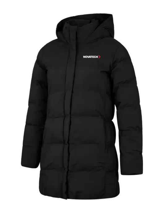 Mercer+Mettle Womens Deep Black Puffy Parka  w/Novatech Logo