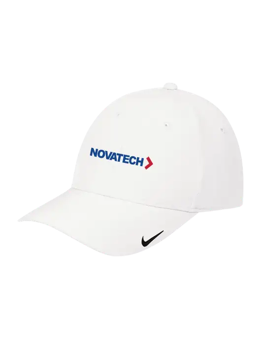 Nike White Dri-FIT Legacy Cap w/Novatech Logo