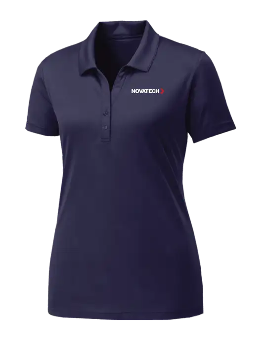 Womens Navy PosiCharge Competitor Polo w/Novatech Logo