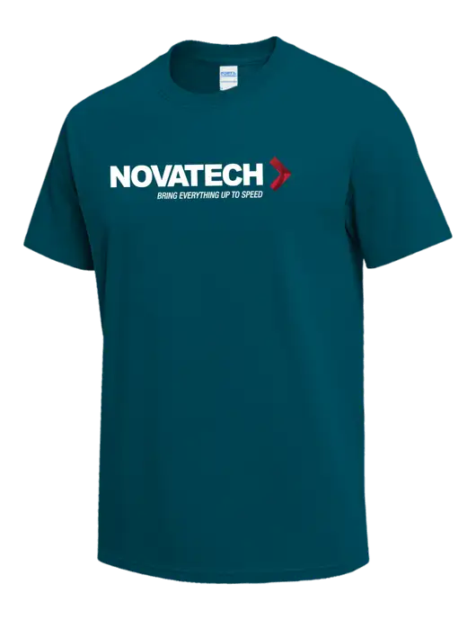 Dark Sapphire Heavyweight 6.1 oz T-Shirt w/Novatech Logo